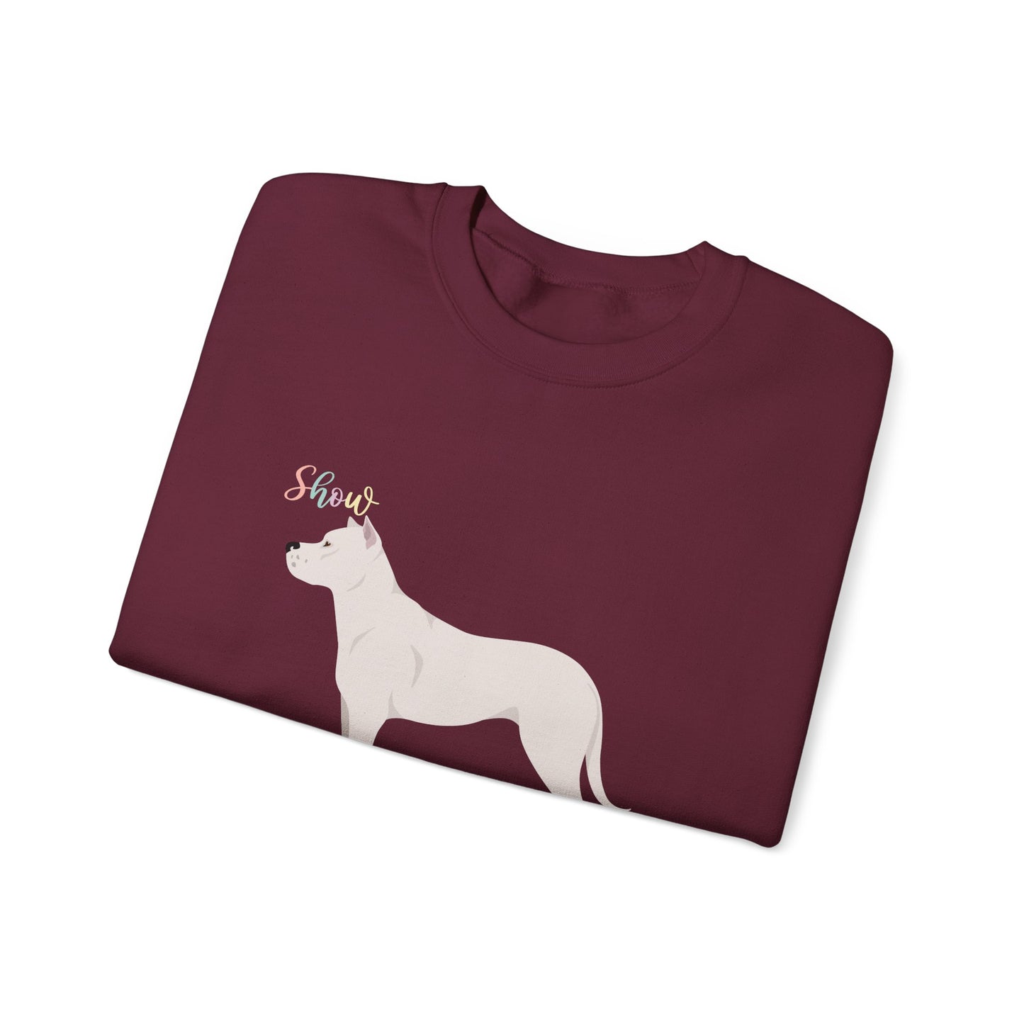 Dogo Argentino Dog Unisex Heavy Blend Crewneck Sweatshirt