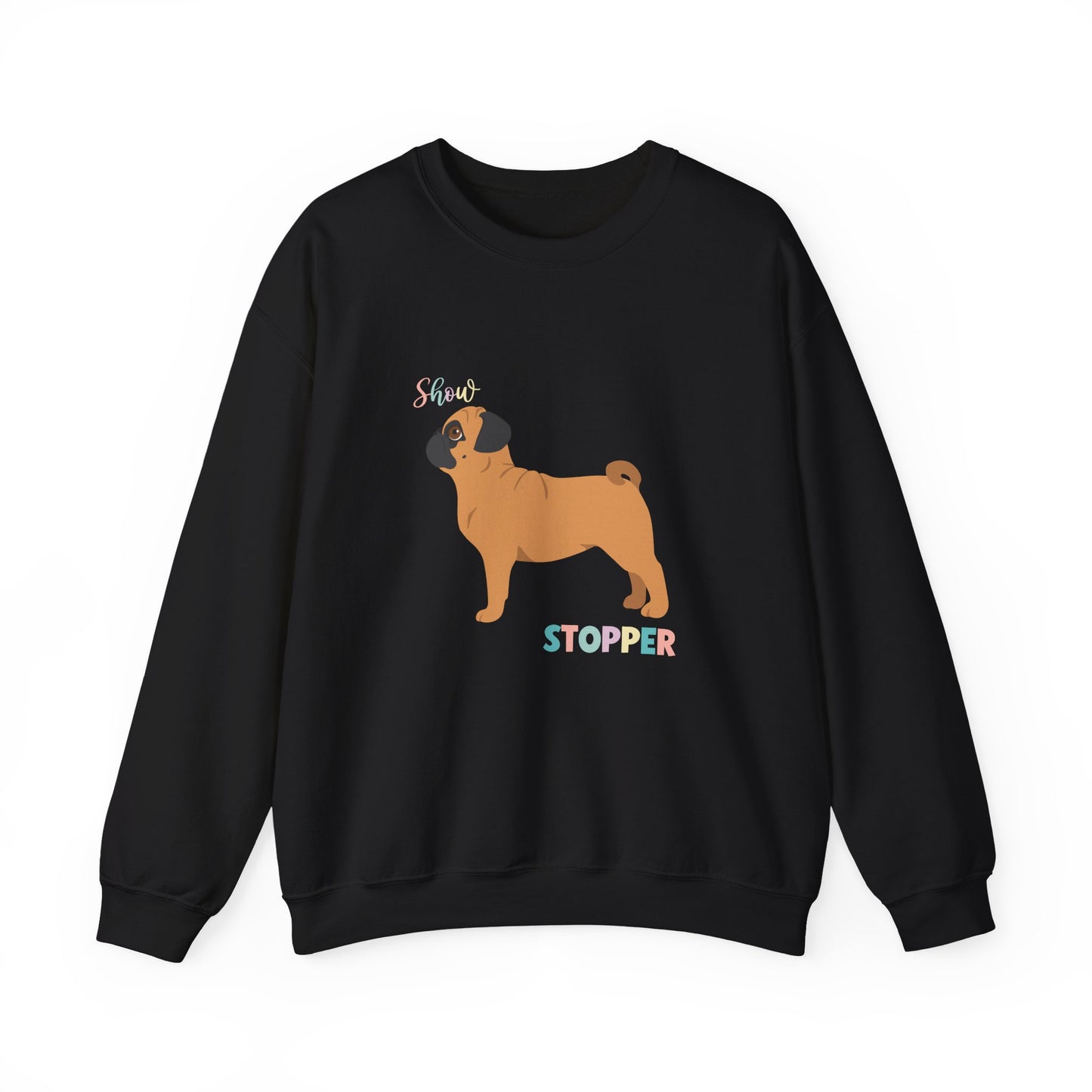 Pug Dog Unisex Heavy Blend Crewneck Sweatshirt
