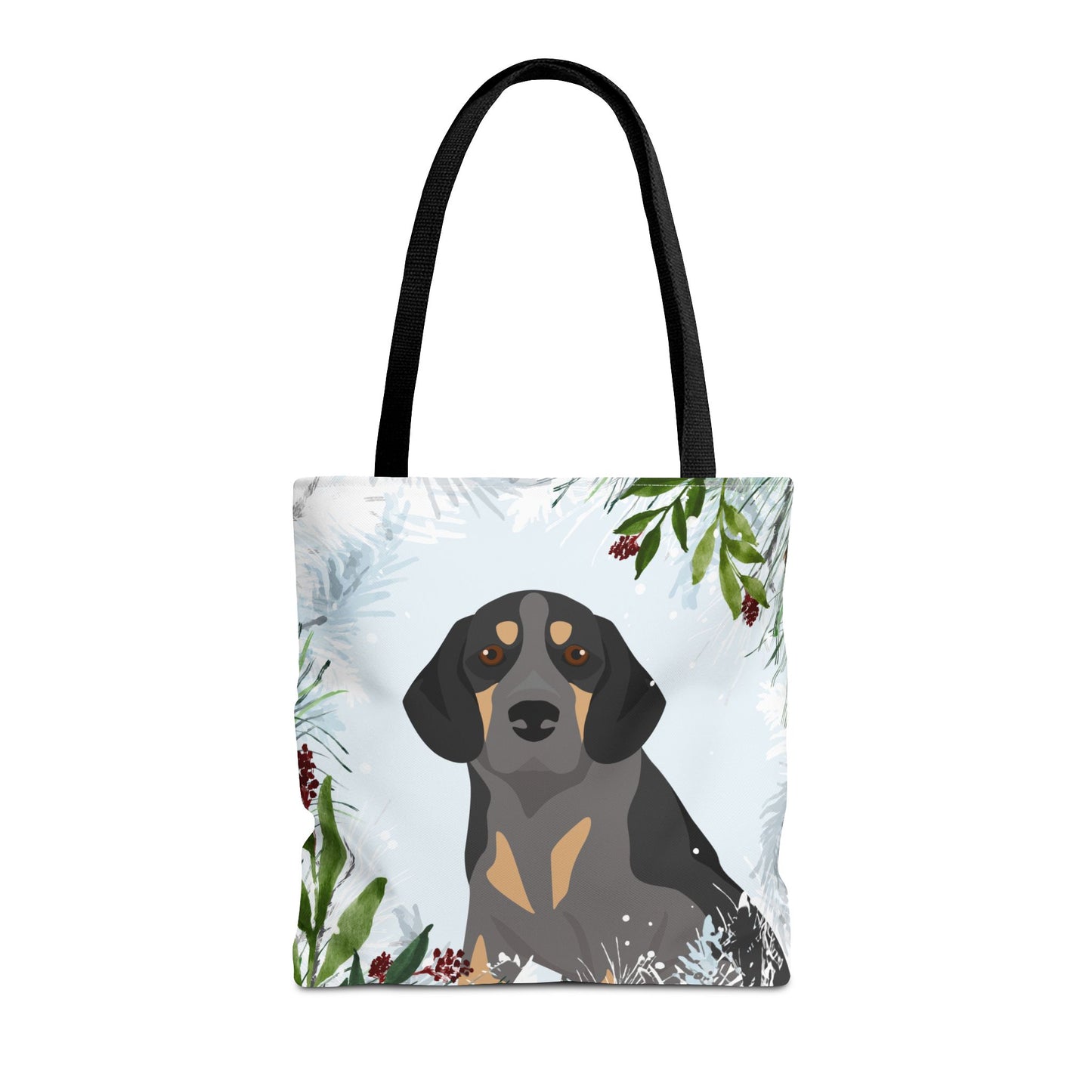 Beagle Dog Christmas Holiday Tote Bag 16x16
