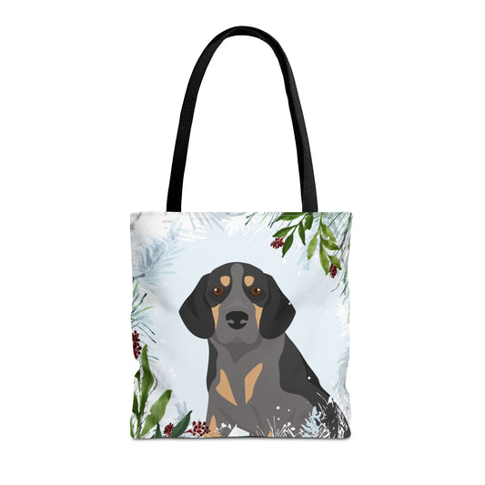 Beagle Dog Christmas Holiday Tote Bag 16x16