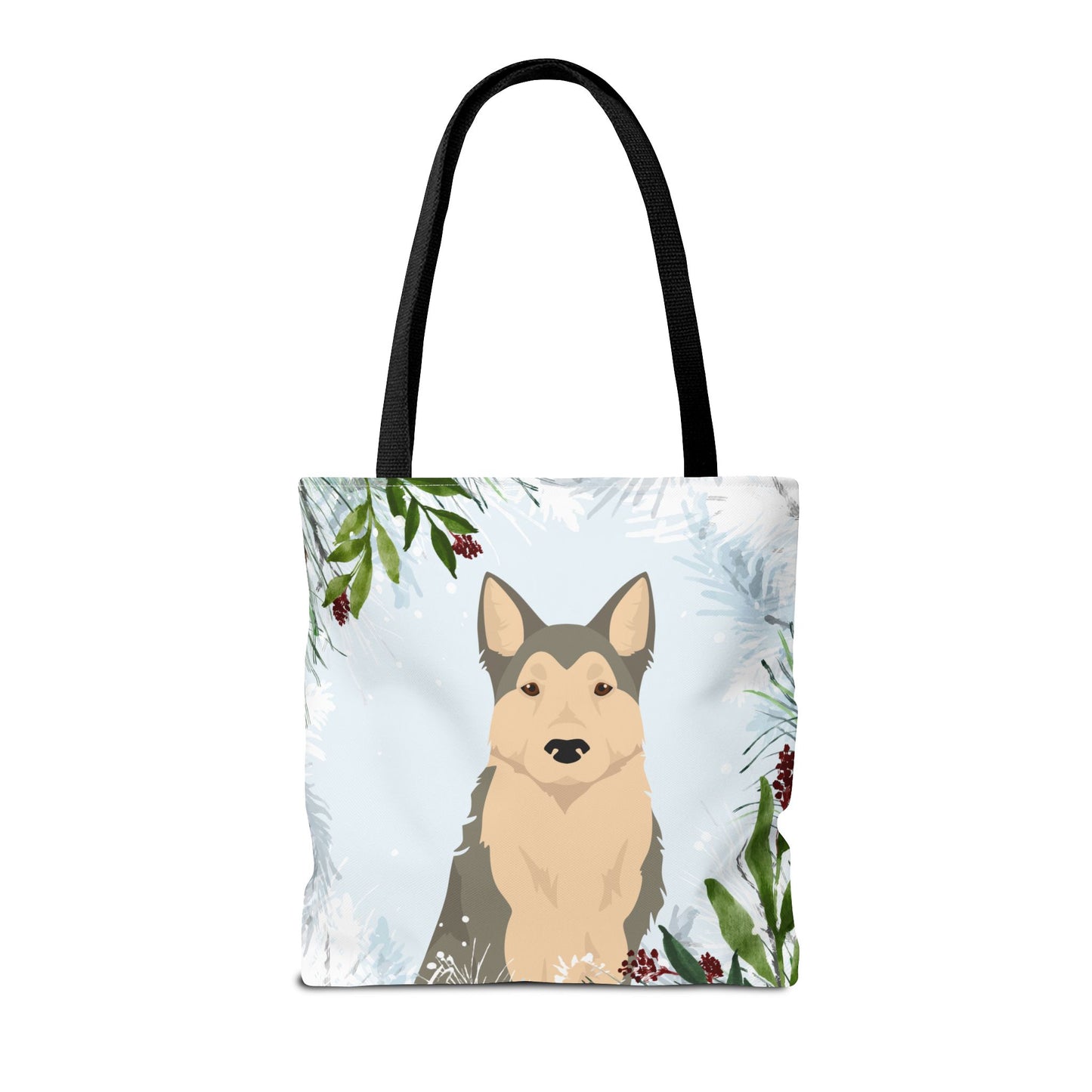 West Siberian Laika Dog Christmas Holiday Tote Bag 16x16