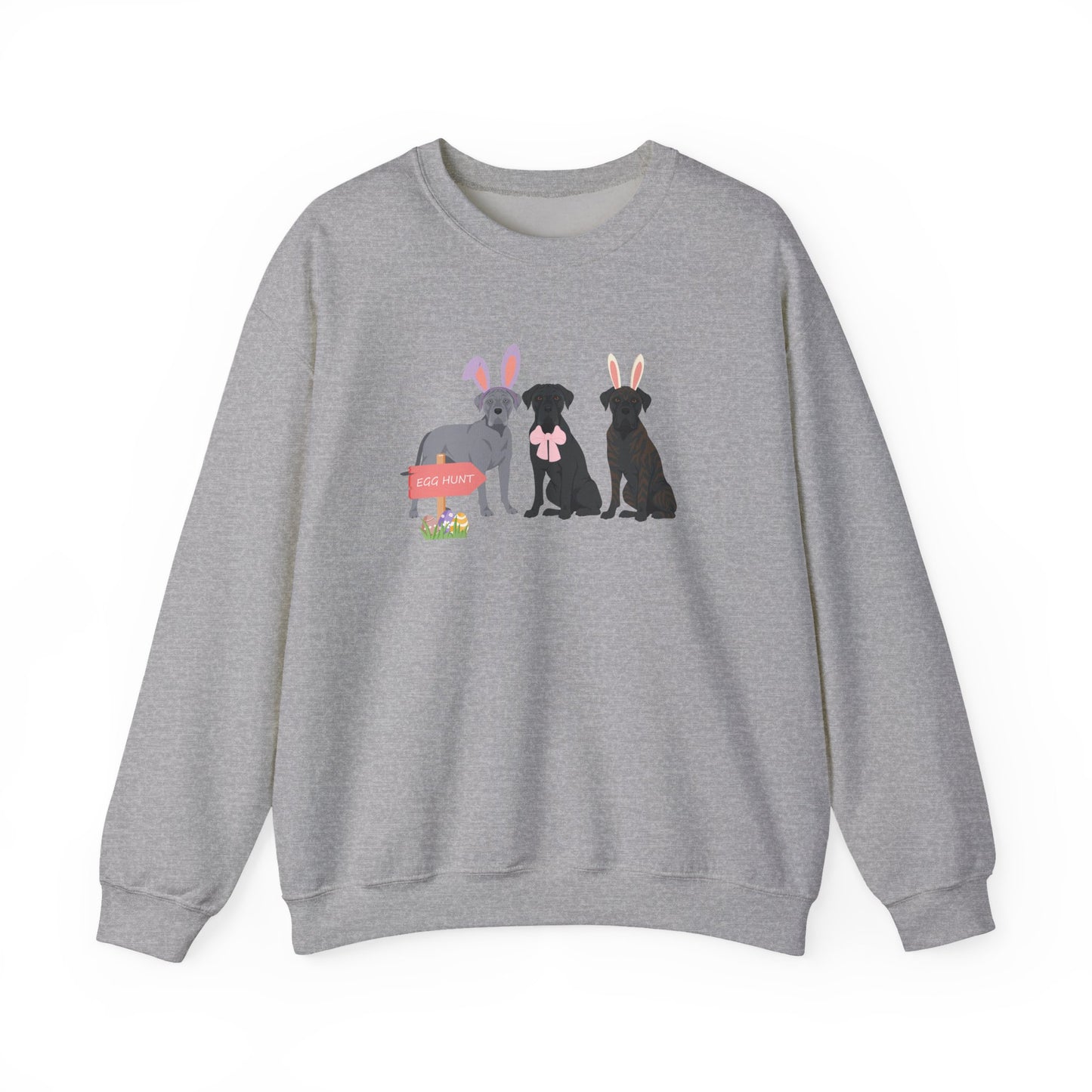 Cane Corso Dog Easter Unisex Heavy Blend Crewneck Sweatshirt, easter, Cute Dog Mom Gift