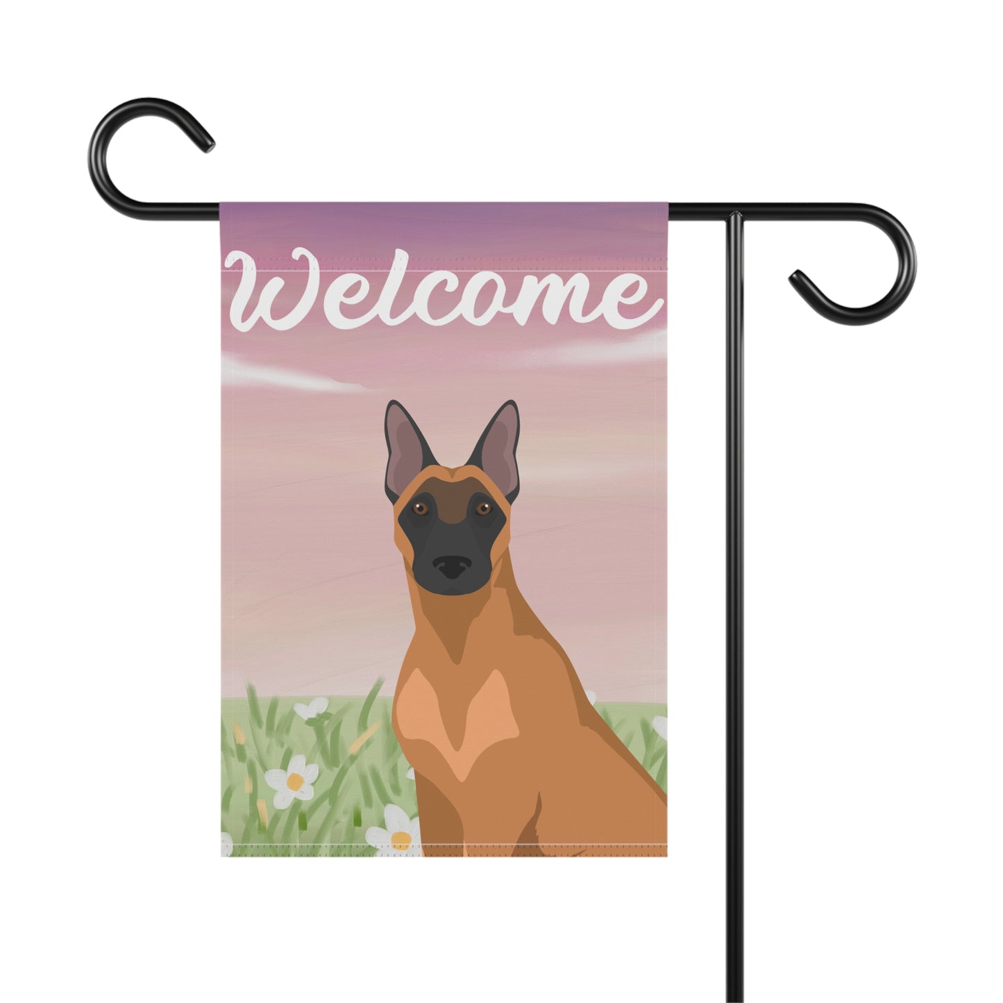 Belgian Malinois Dog Welcome Garden Flag