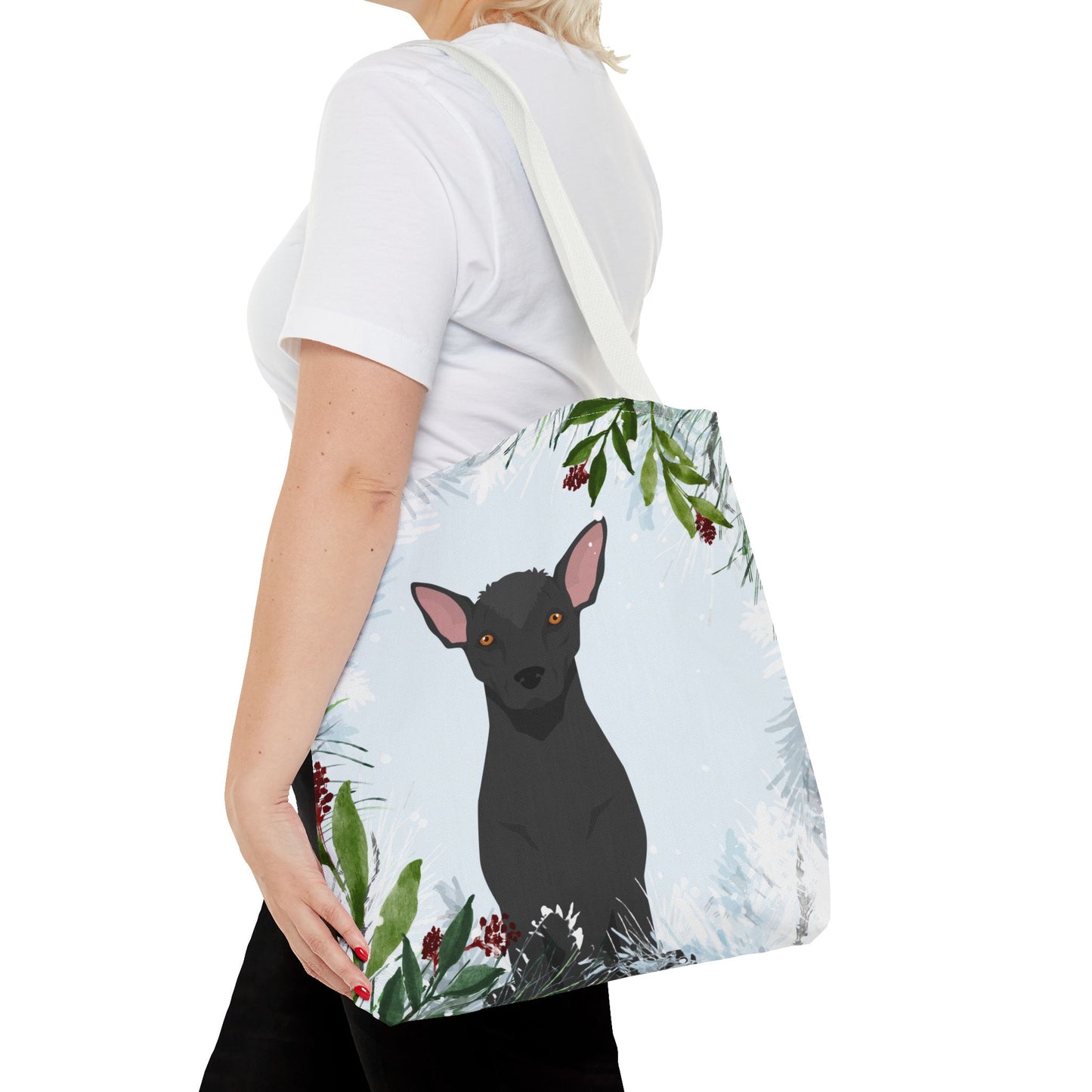 Xoloitzcuintli Dog Christmas Holiday Tote Bag 16x16