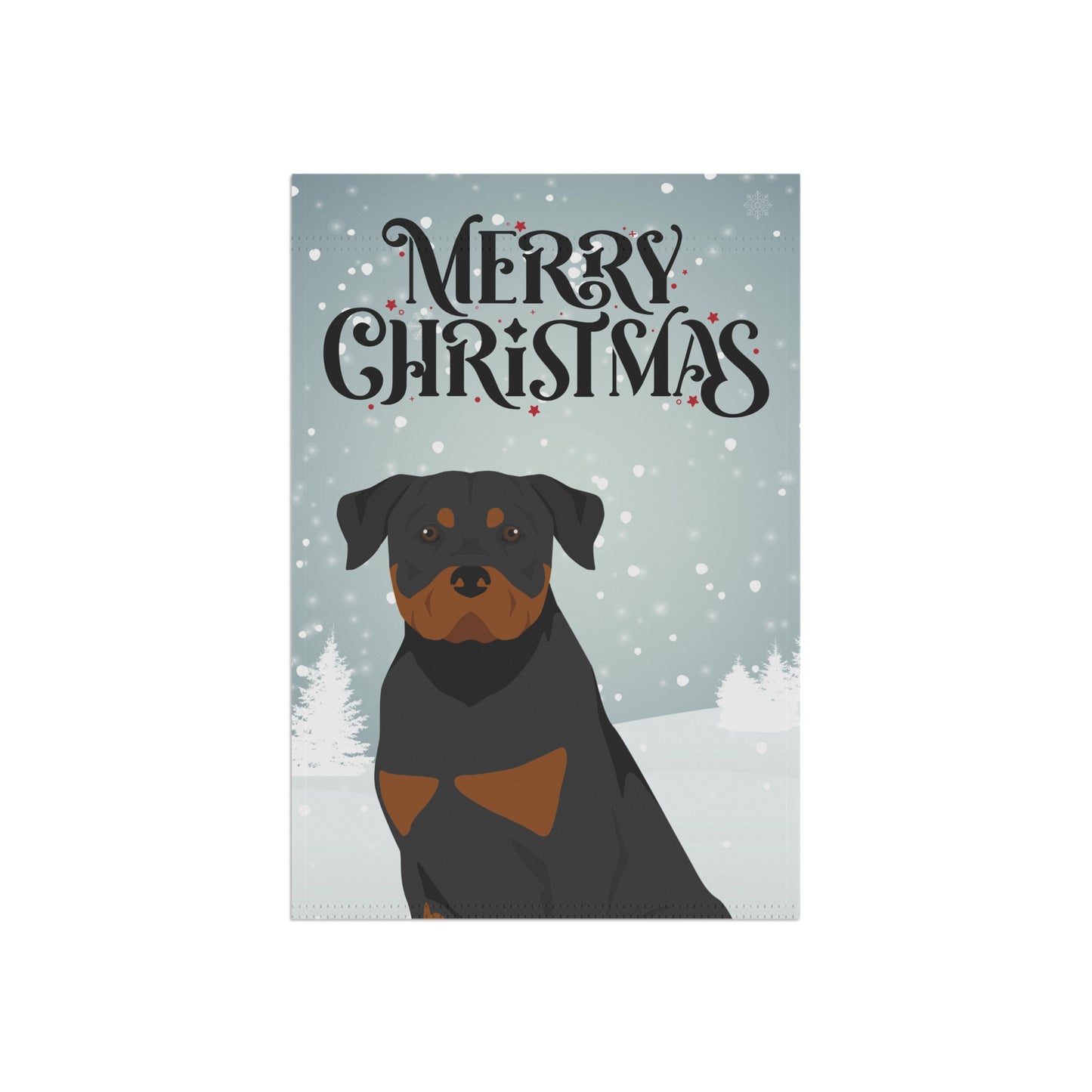 Rottweiler Dog Garden Flag