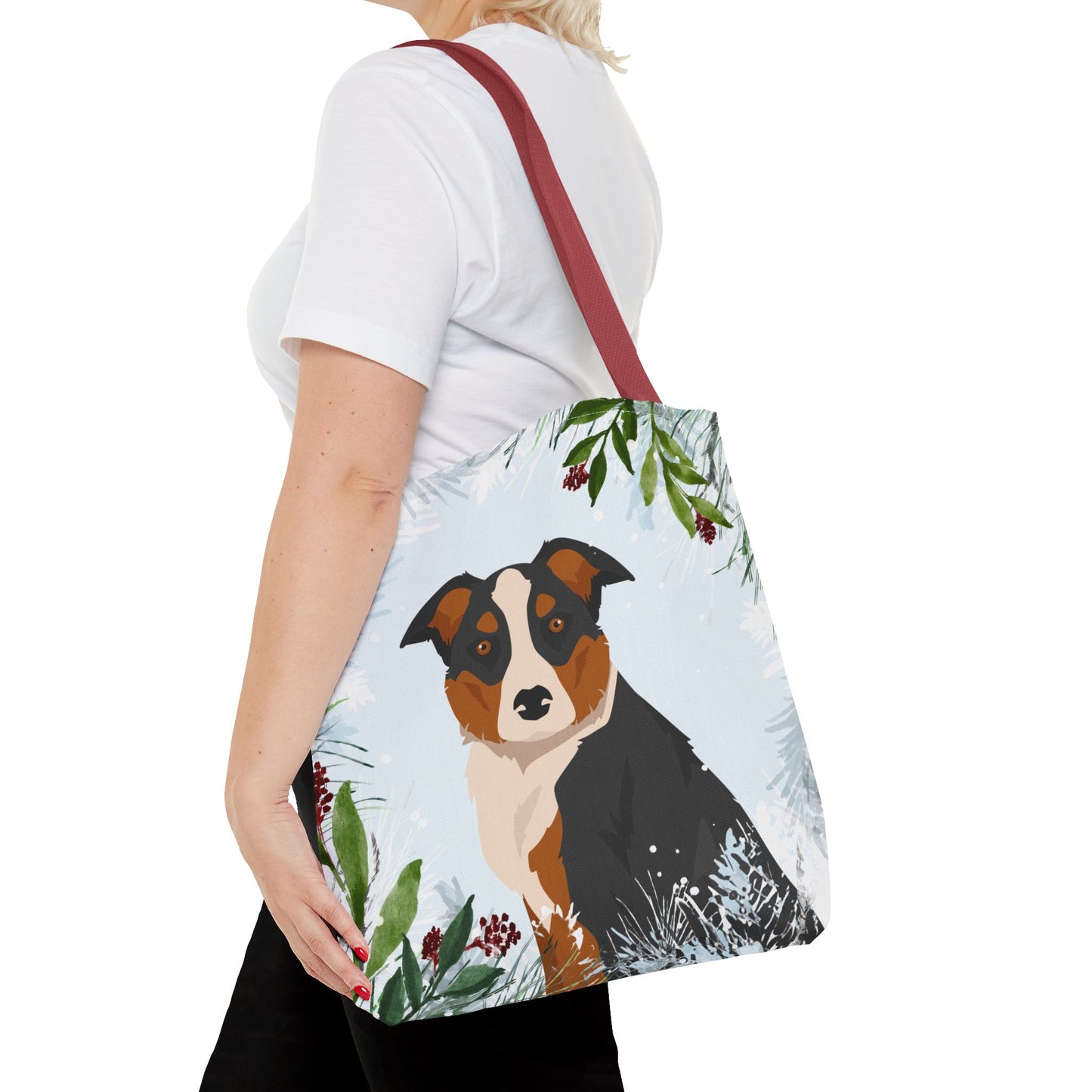 McNab Dog Christmas Holiday Tote Bag 16x16
