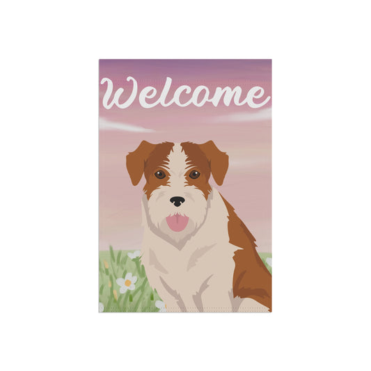 Kromfohrlander Dog Welcome Garden Flag