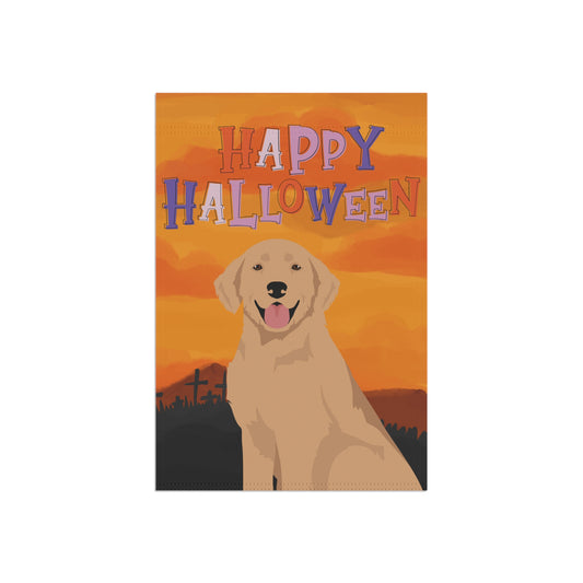 Hovawart Dog Halloween Garden Flag