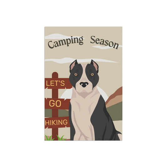American Staffordshire Terrier Dog Camping Garden Flag