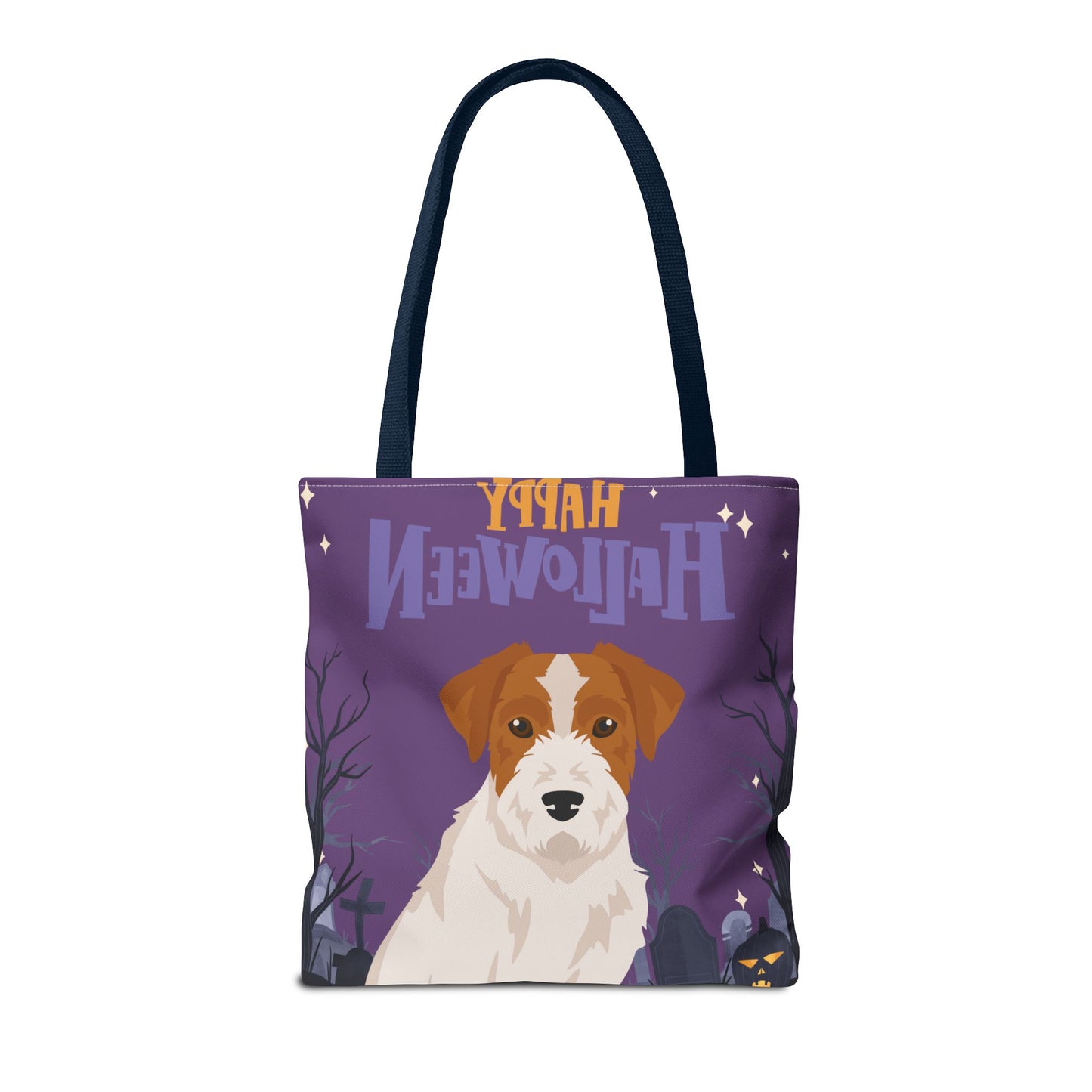 Jack Russell Terrier Dog Happy Halloween Tote Bag 16x16