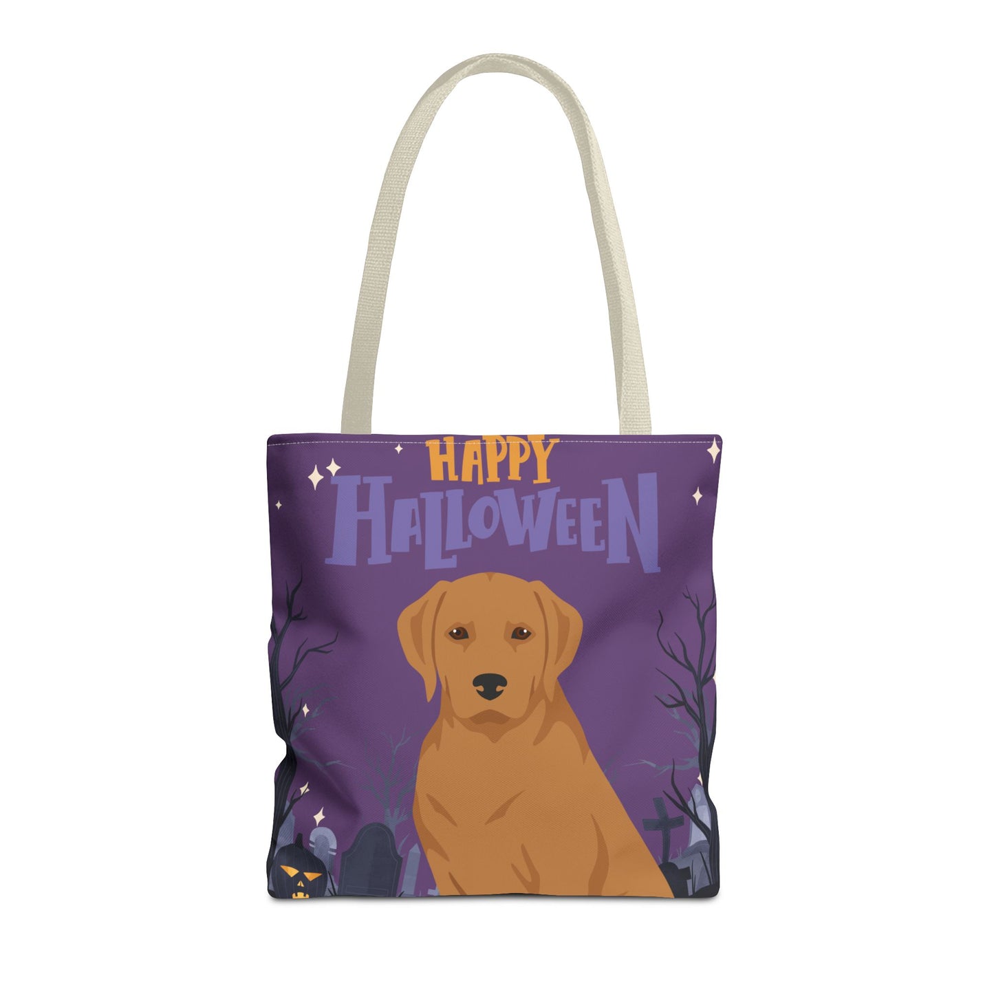 Labrador Retriever Dog Happy Halloween Tote Bag 16x16