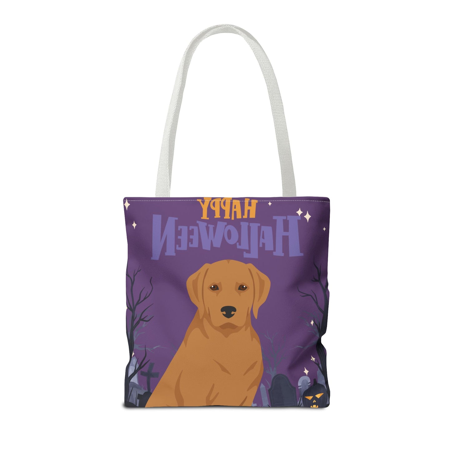 Labrador Retriever Dog Happy Halloween Tote Bag 16x16