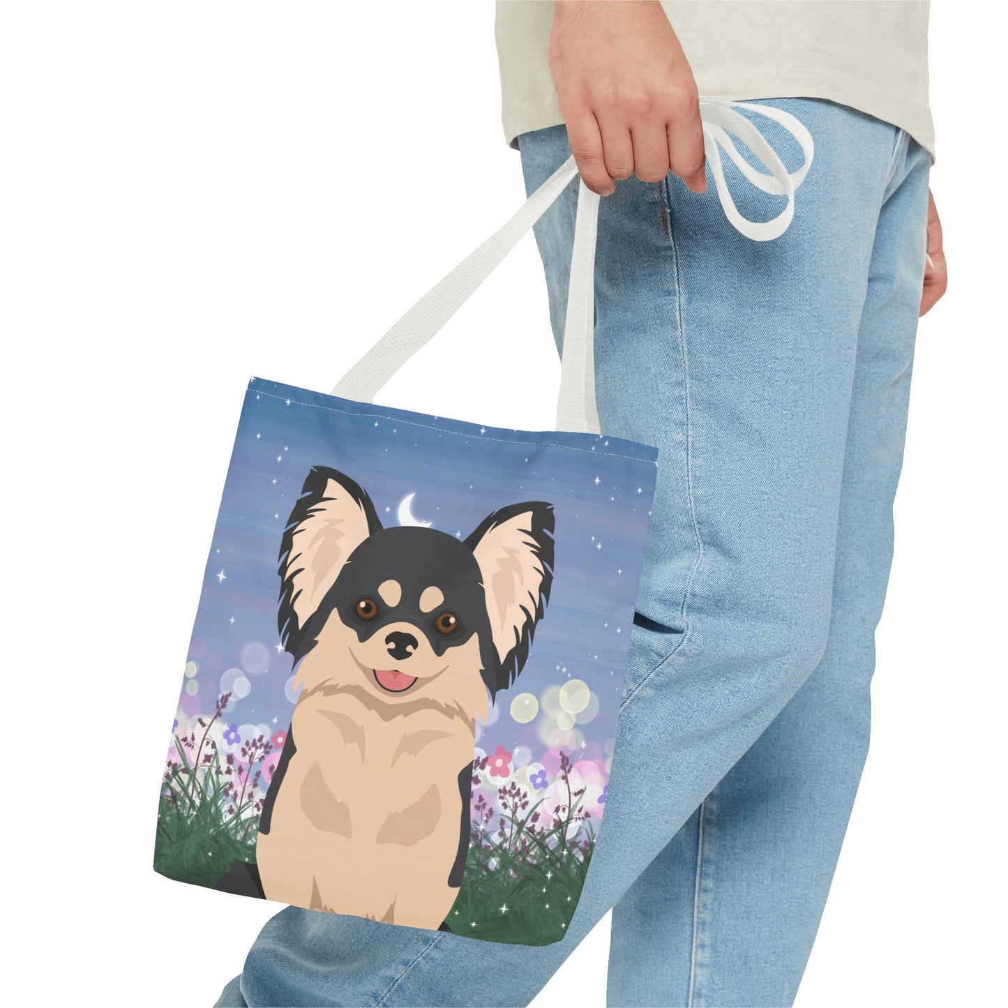 Chihuahua Dog Tote Bag 13x13