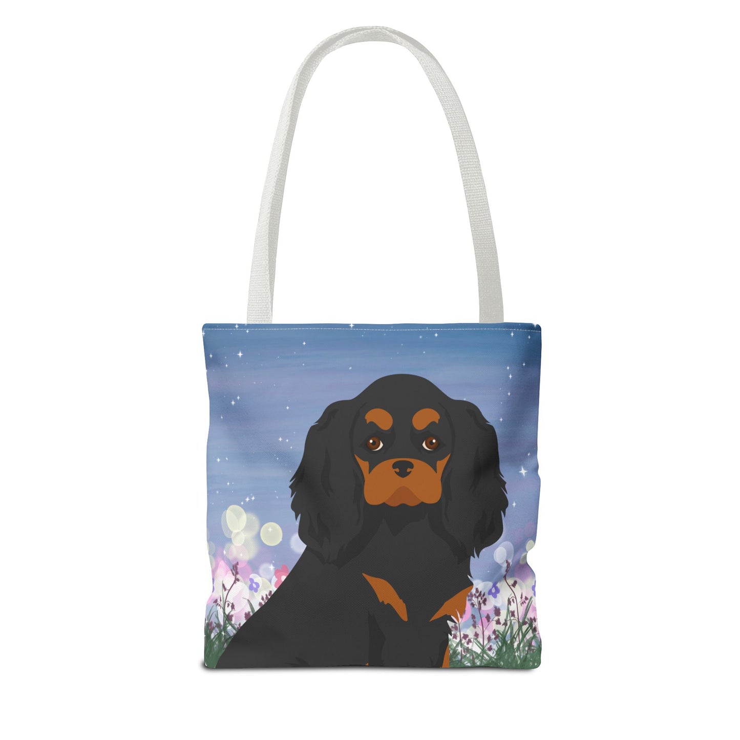 Cavalier King Charles Spaniel Dog Tote Bag 13x13