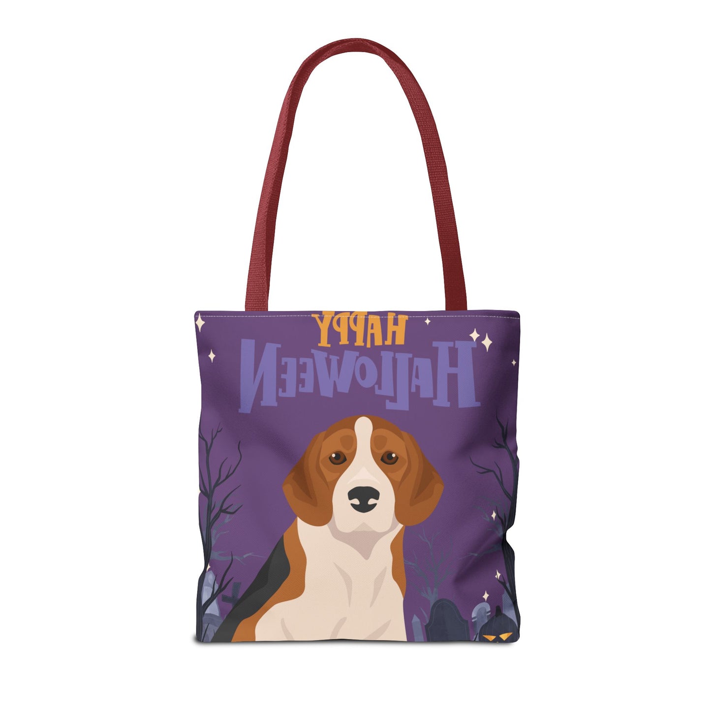 Beagle Dog Happy Halloween Tote Bag 16x16