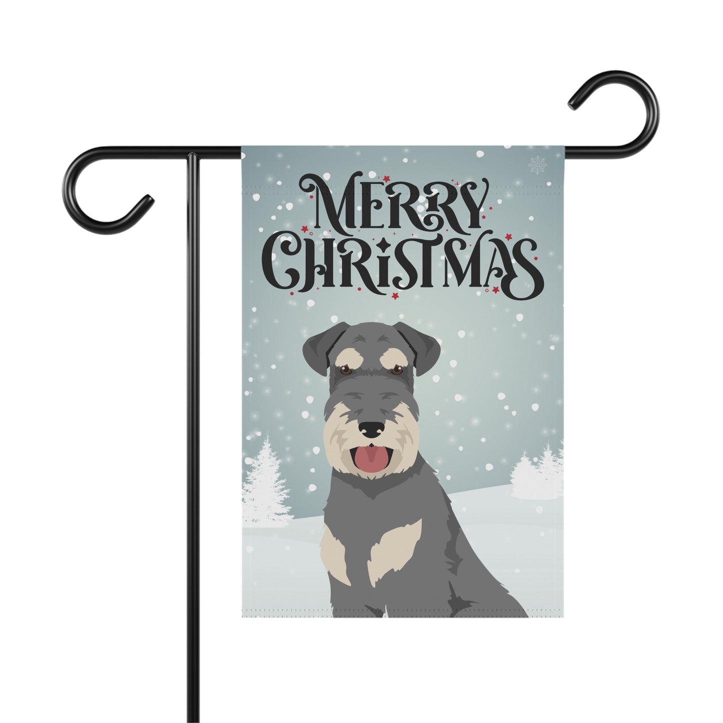 Schnauzer Dog Garden Flag