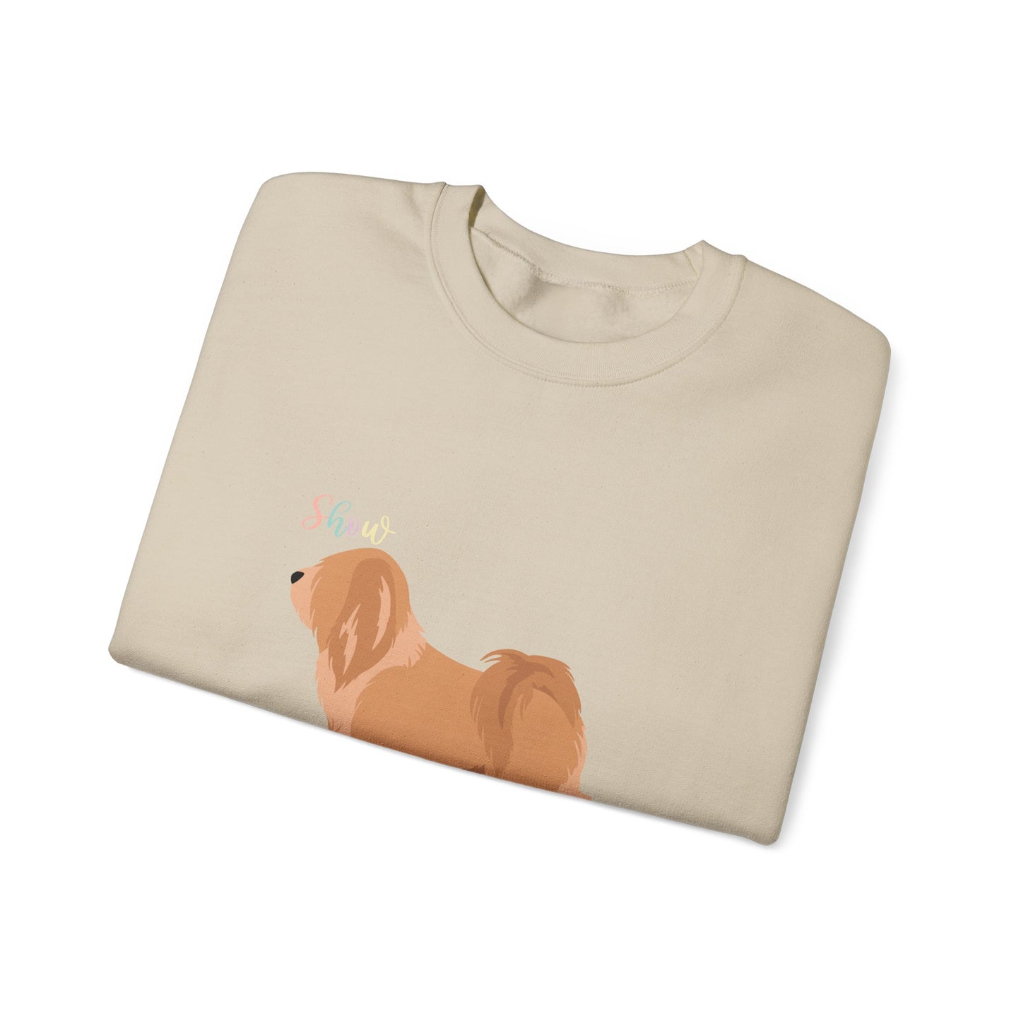 Tibetan Terrier Dog Unisex Heavy Blend Crewneck Sweatshirt