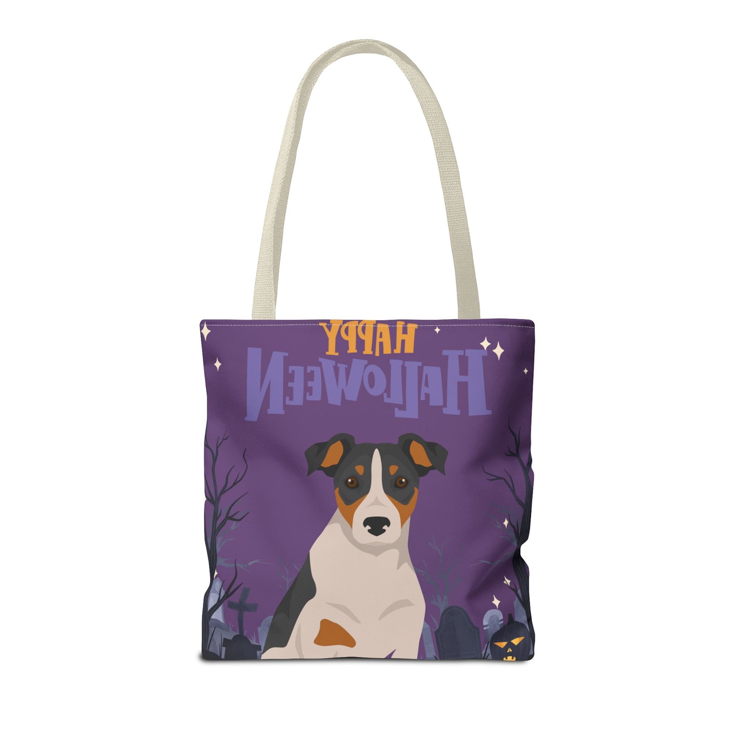 Parson Russell Terrier Dog Happy Halloween Tote Bag 16x16