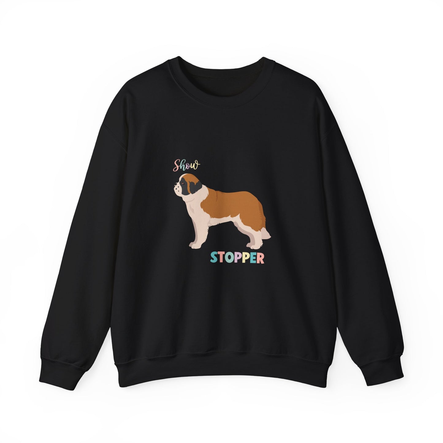 St Bernard Dog Unisex Heavy Blend Crewneck Sweatshirt