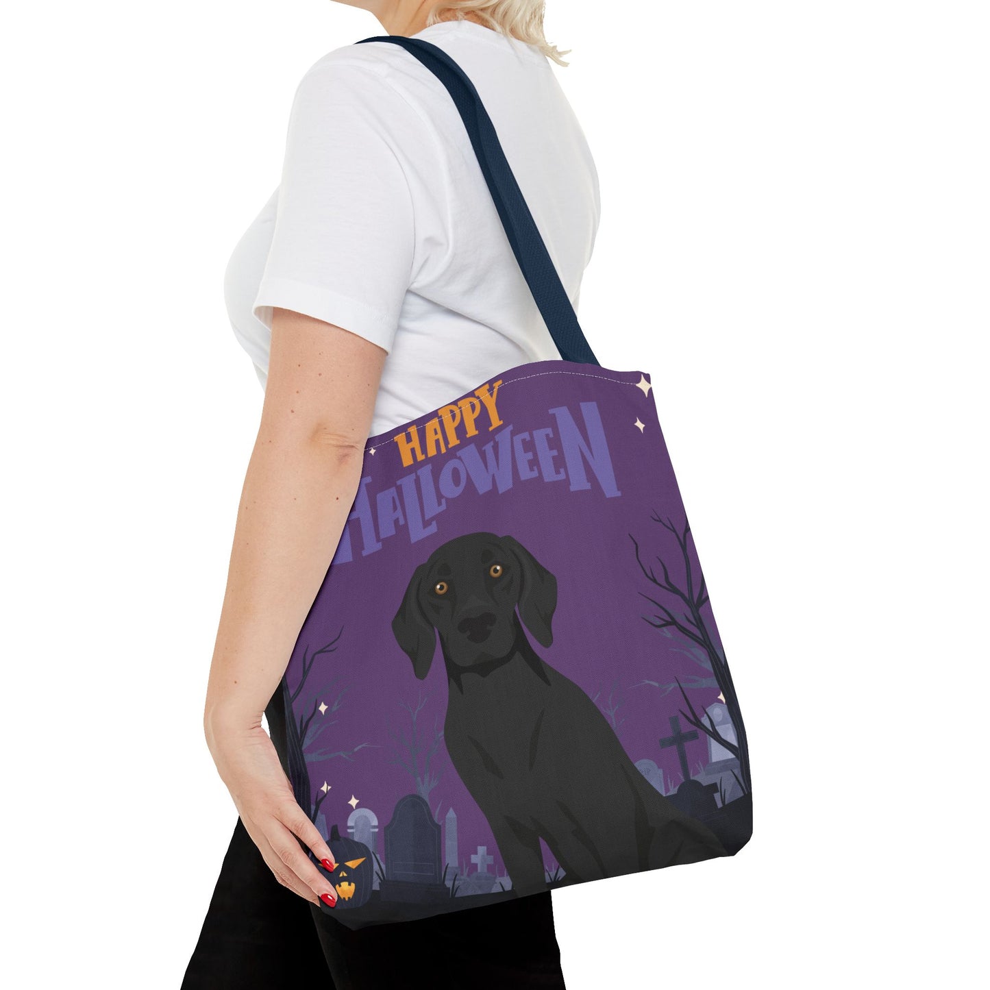 German Shorthaired Pointer Dog Happy Halloween Tote Bag 16x16