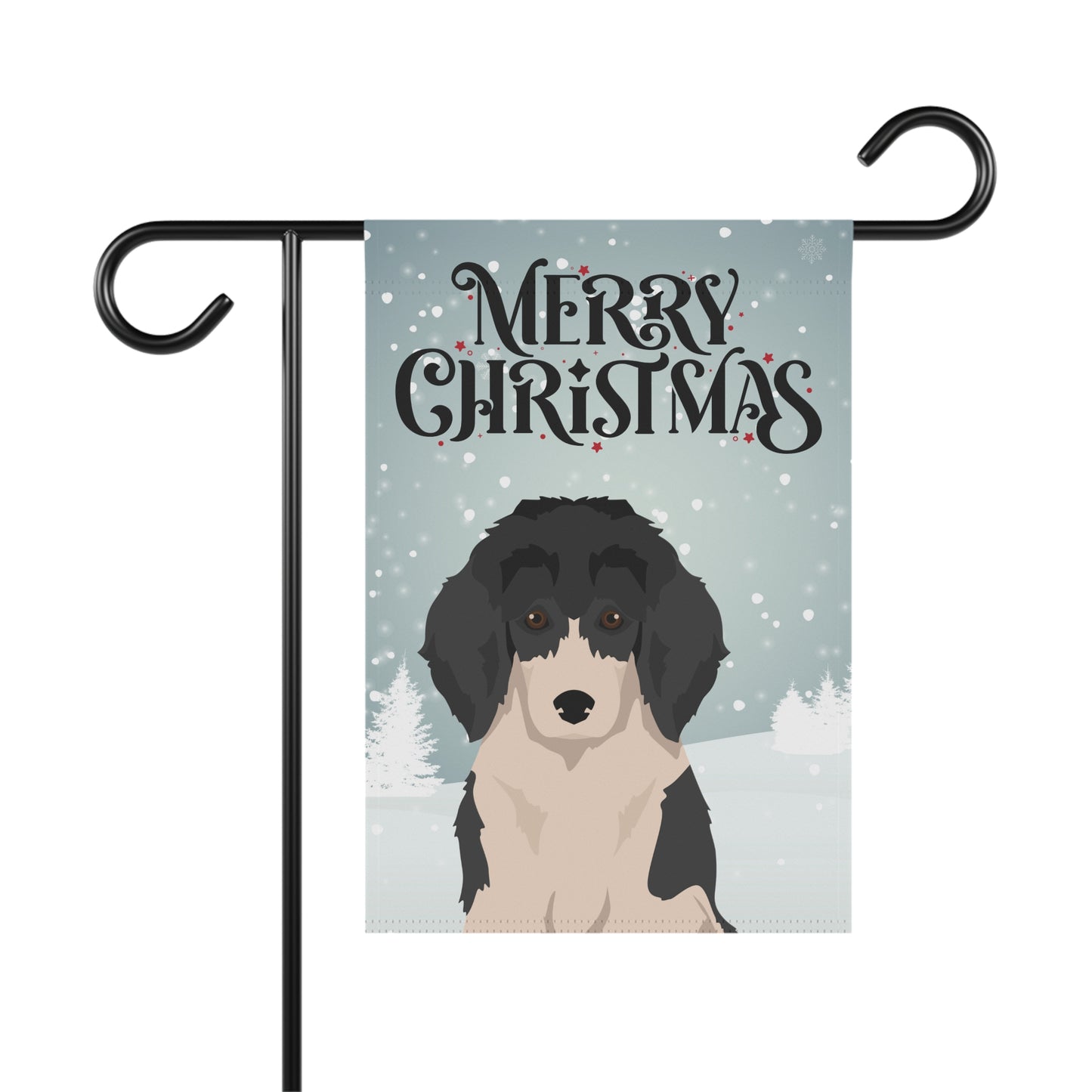 Standard Poodle Dog Garden Flag