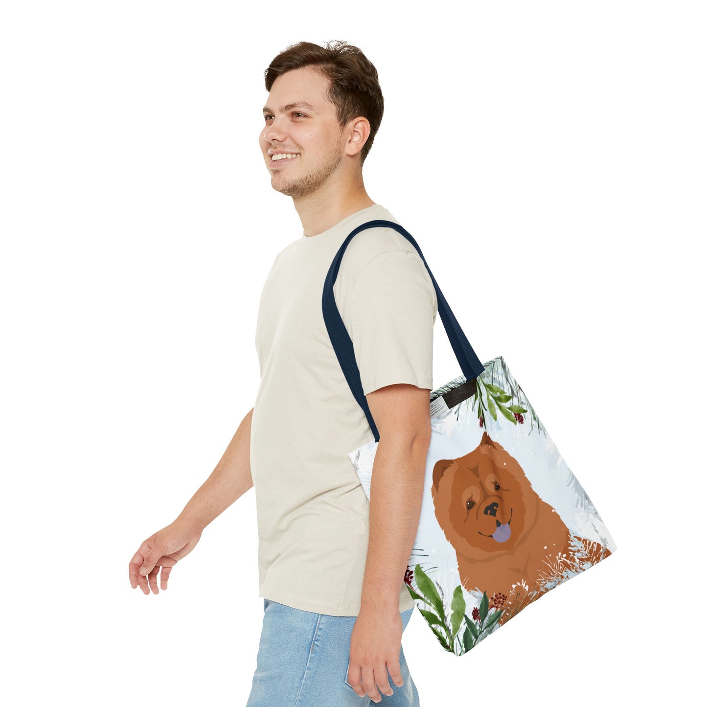 Chow Chow Dog Christmas Holiday Tote Bag 16x16