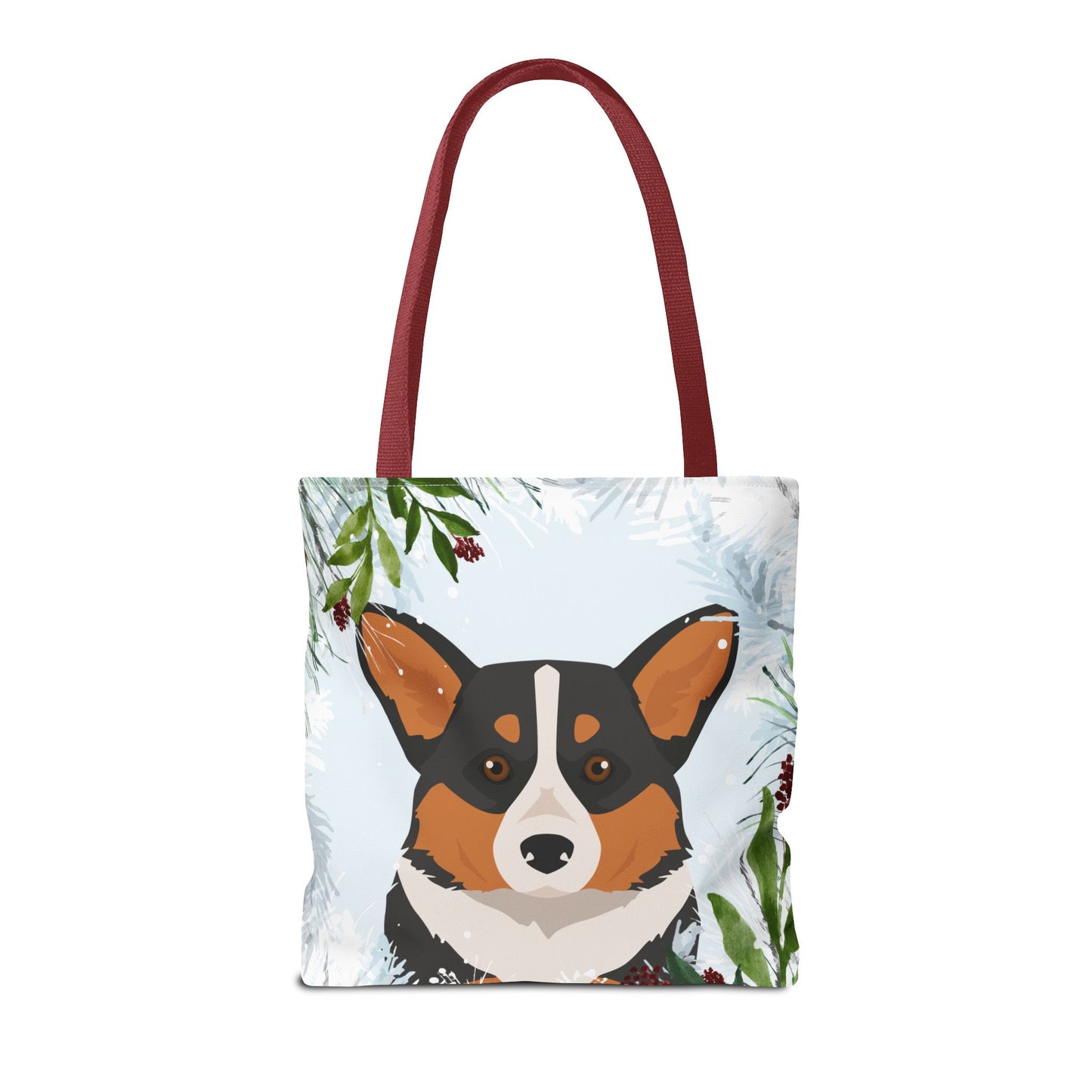 Pembroke Welsh Corgi Dog Christmas Holiday Tote Bag 16x16