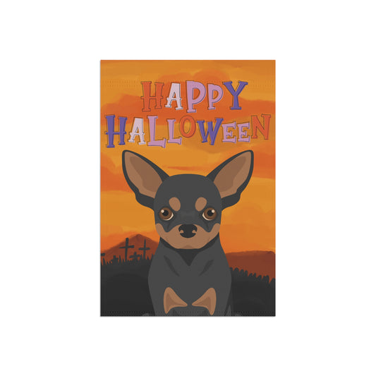 Chihuahua Dog Halloween Garden Flag