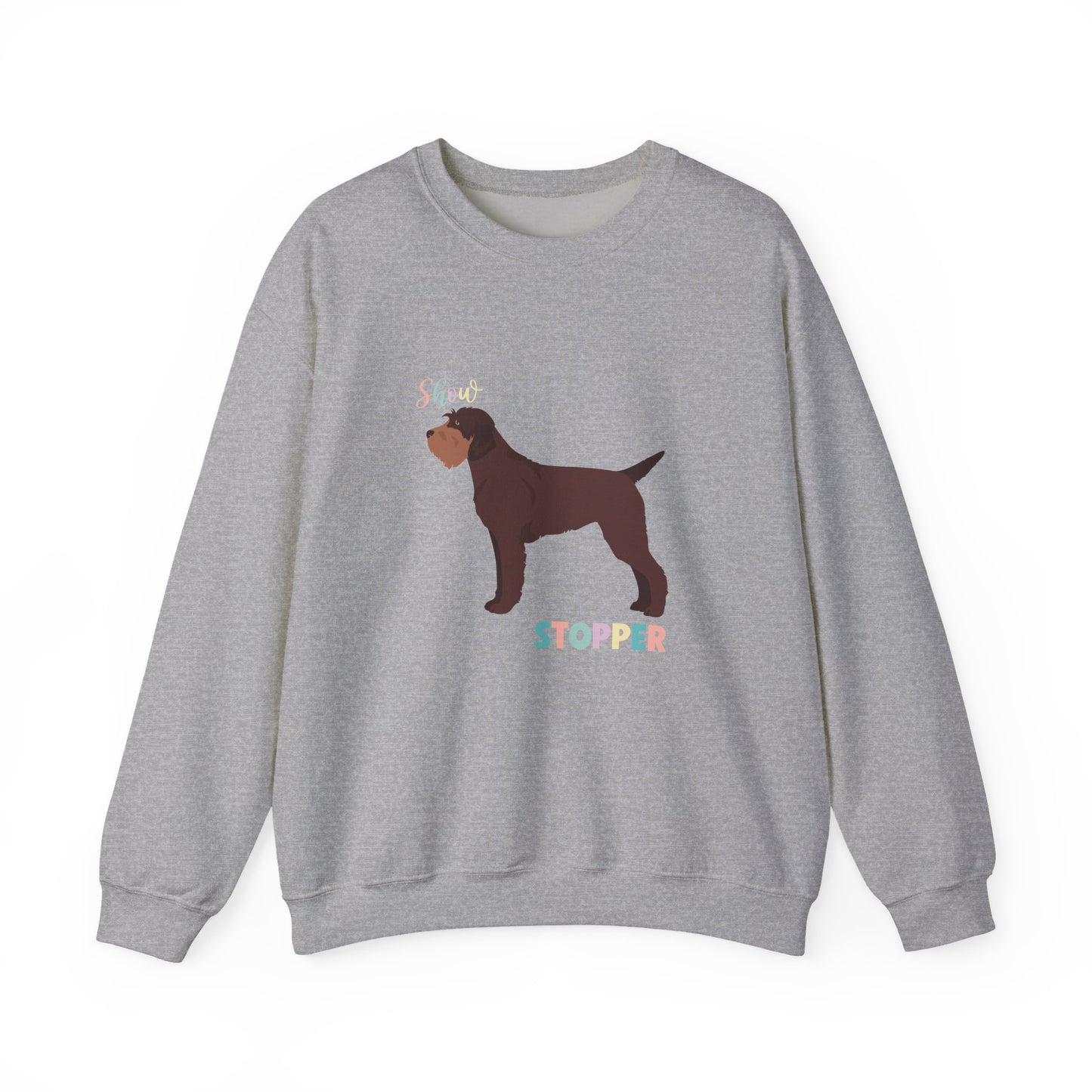 Wirehaired Pointer Griffon Dog Unisex Heavy Blend Crewneck Sweatshirt