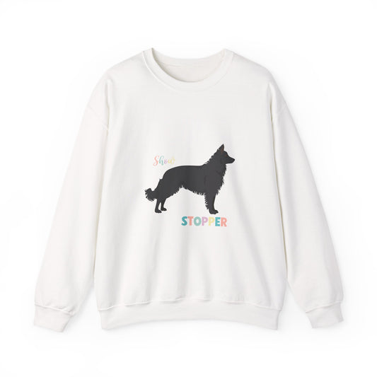 Mudi Dog Dog Unisex Heavy Blend Crewneck Sweatshirt