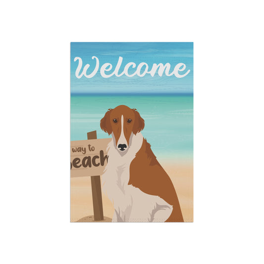Borzoi Dog Garden Flag