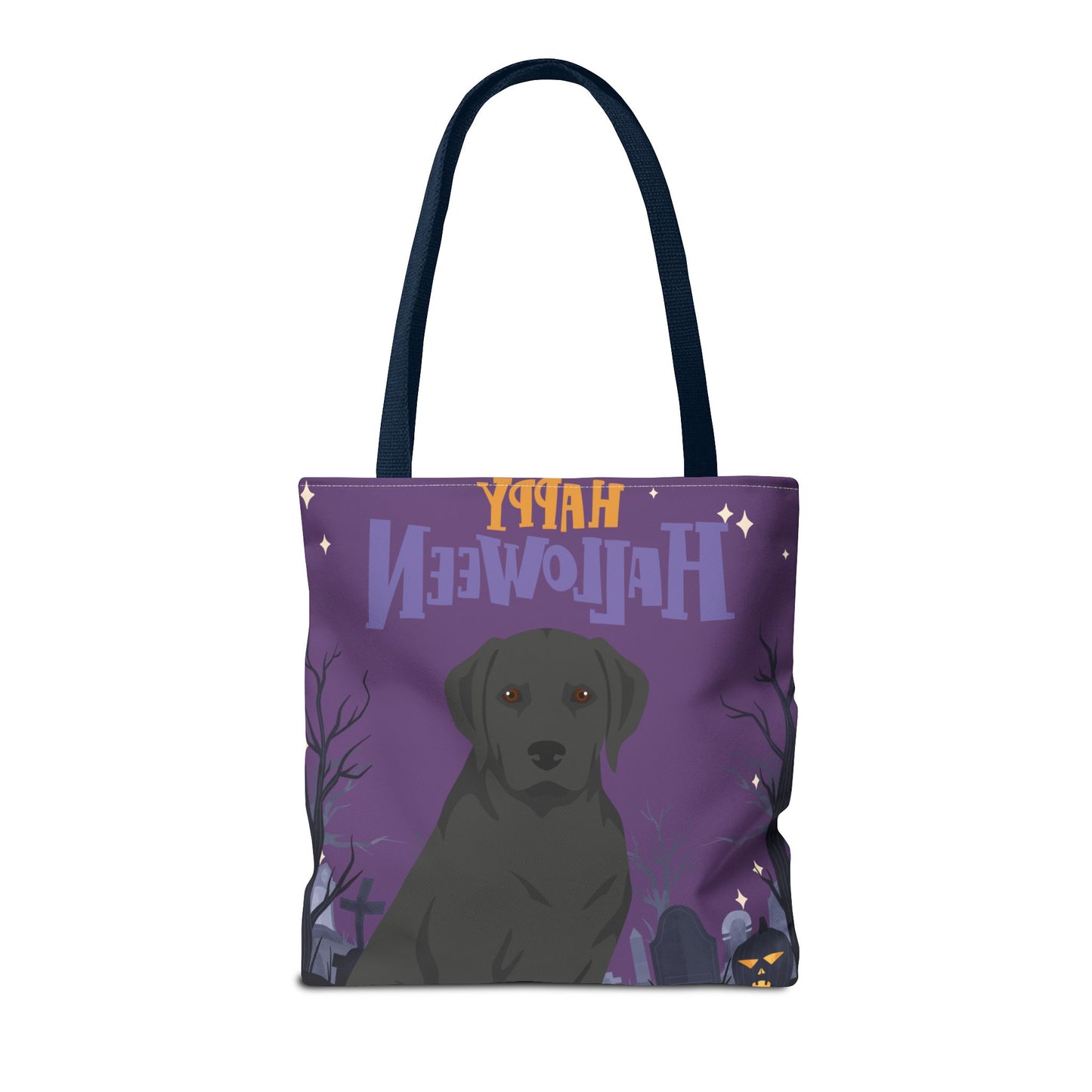 Labrador Retriever Dog Happy Halloween Tote Bag 16x16