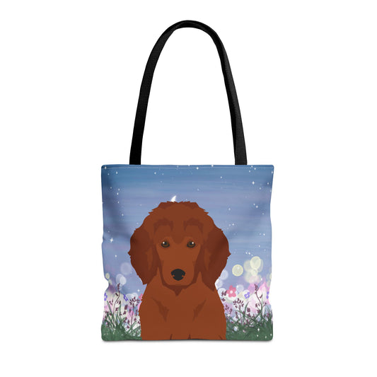 Poodle Dog Tote Bag 16x16