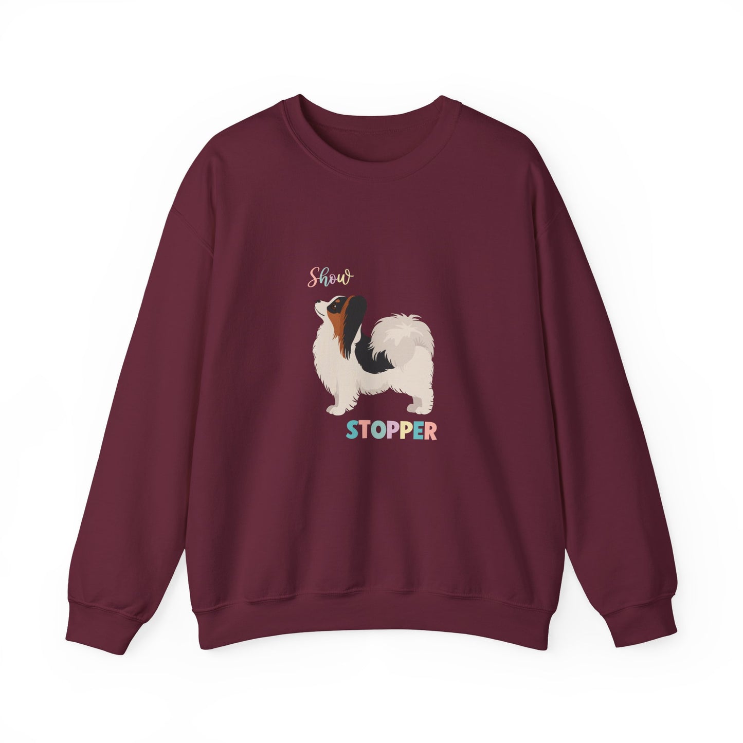 Papillon Dog Unisex Heavy Blend Crewneck Sweatshirt