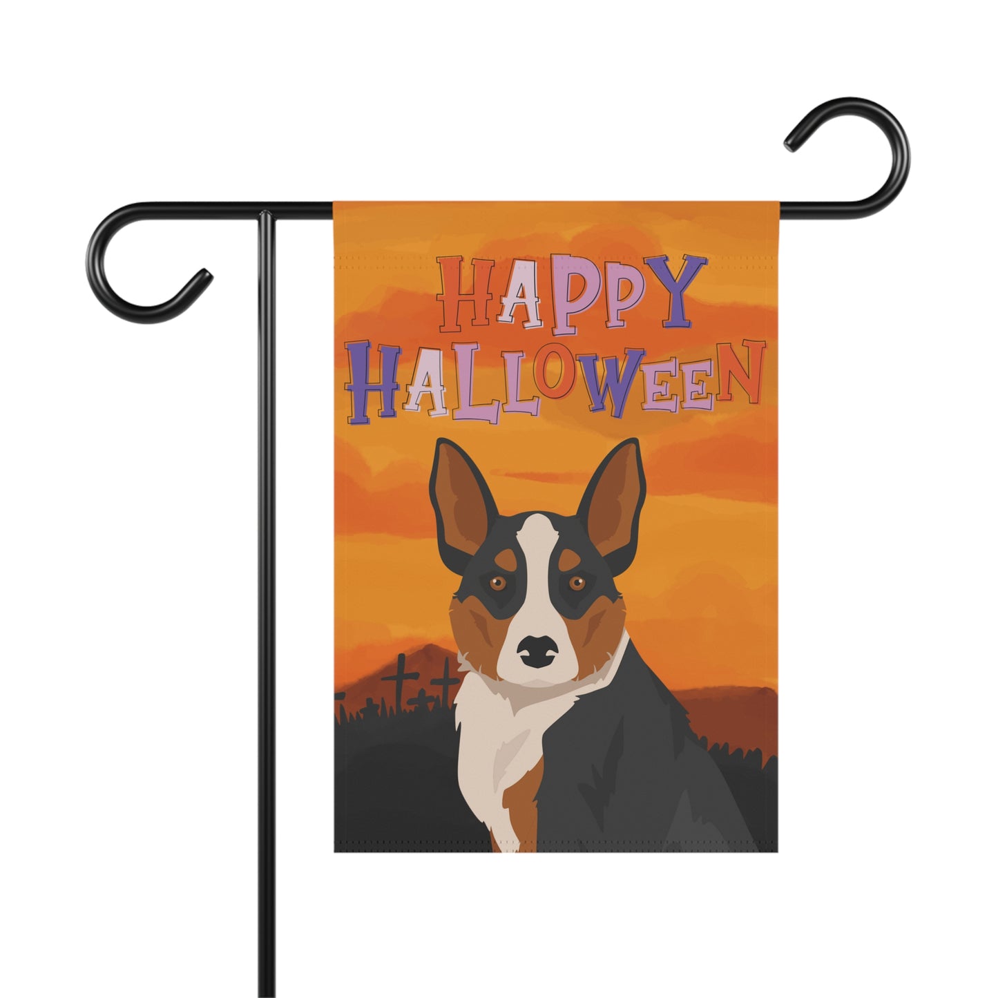 McNab Dog Halloween Garden Flag
