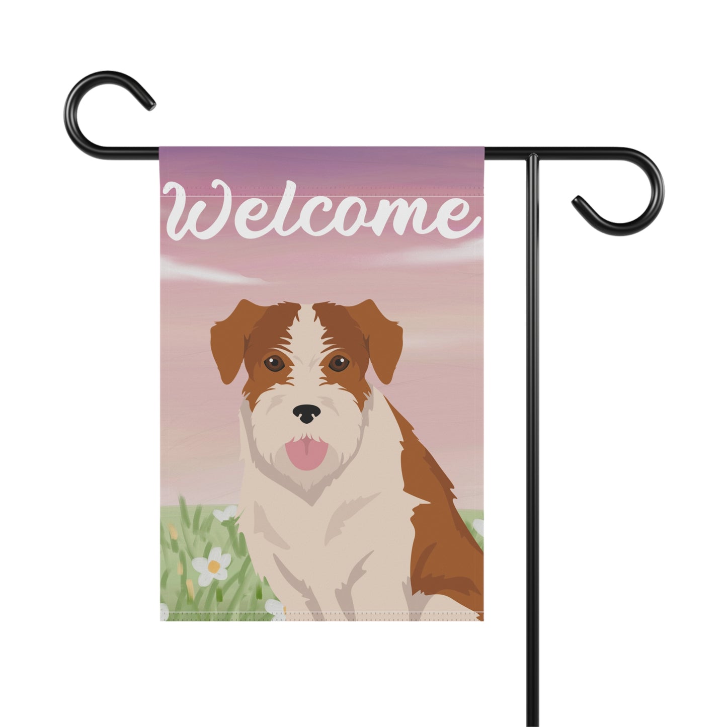 Kromfohrlander Dog Welcome Garden Flag