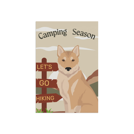 Korean Jindo Dog Camping Garden Flag