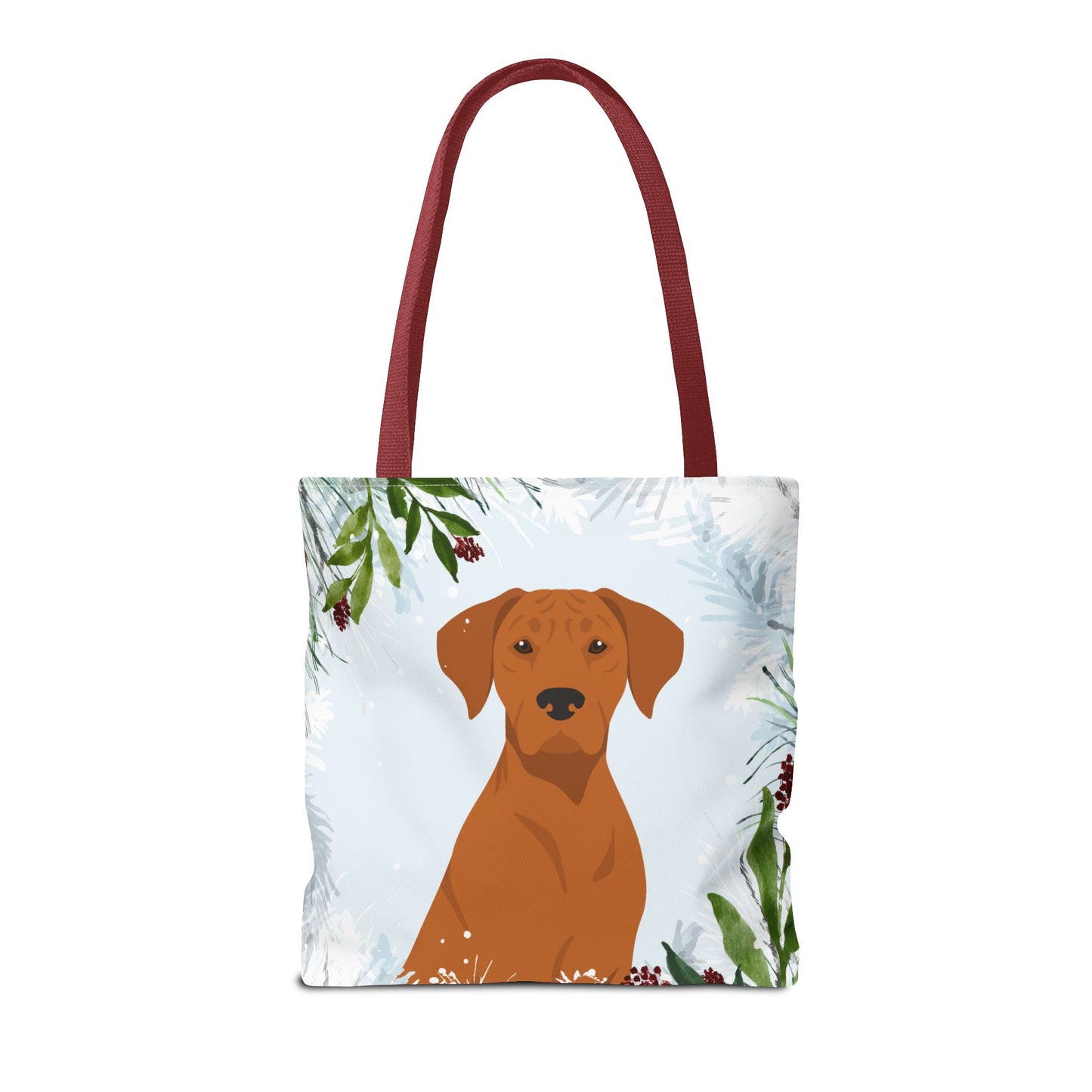 Rhodesian Ridgeback Dog Christmas Holiday Tote Bag 16x16