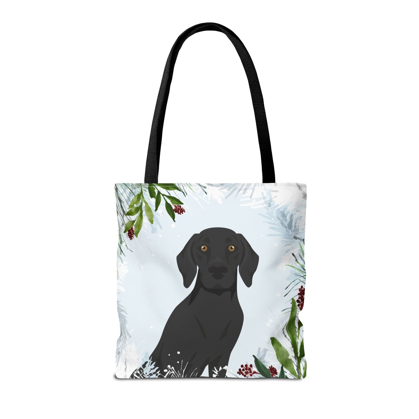 German Shorthaired Pointer Dog Christmas Holiday Tote Bag 16x16