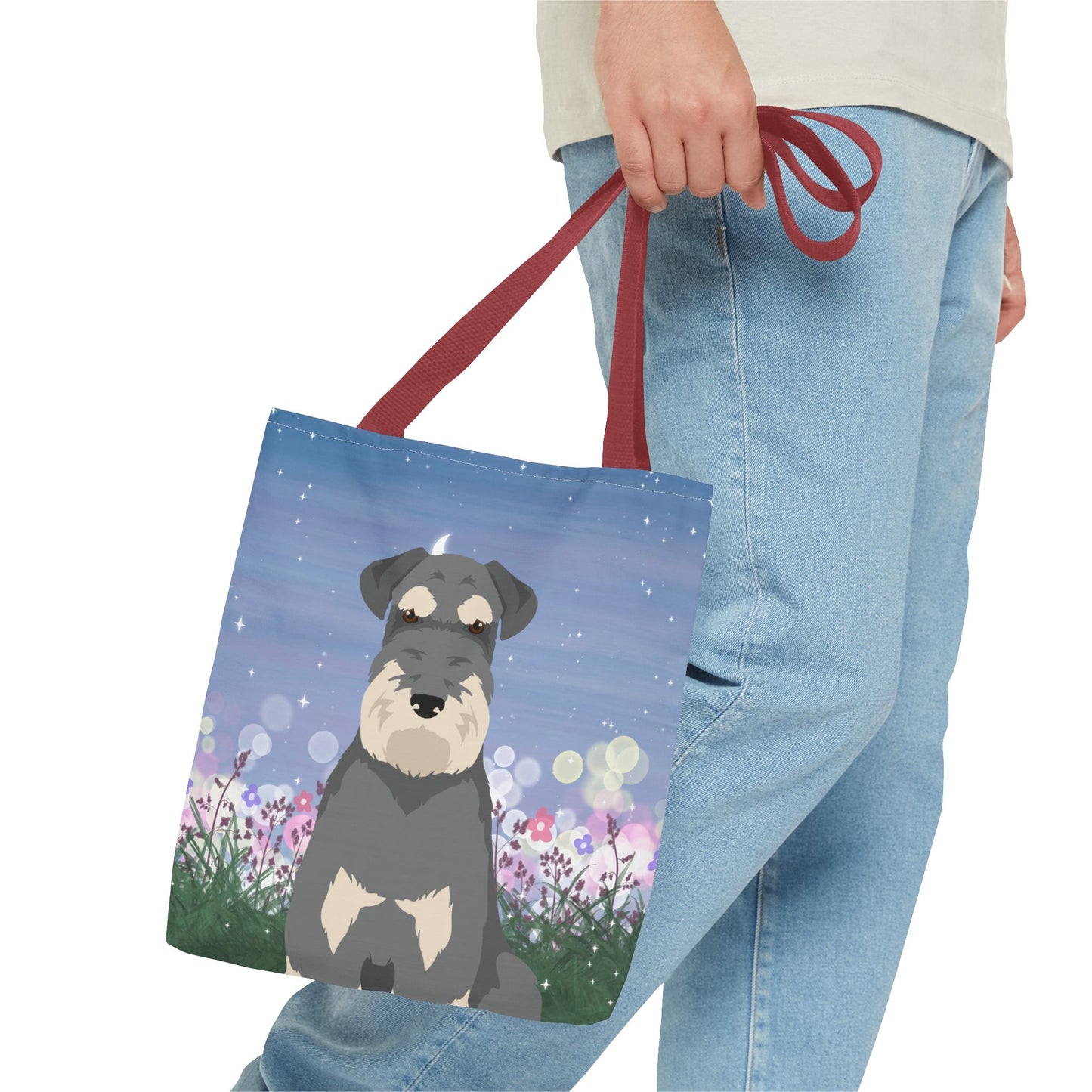 Schnauzer Dog Tote Bag 13x13