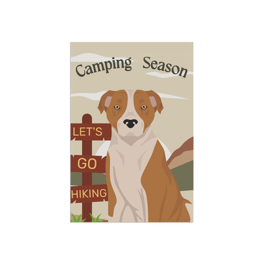 American Staffordshire Terrier Dog Camping Garden Flag