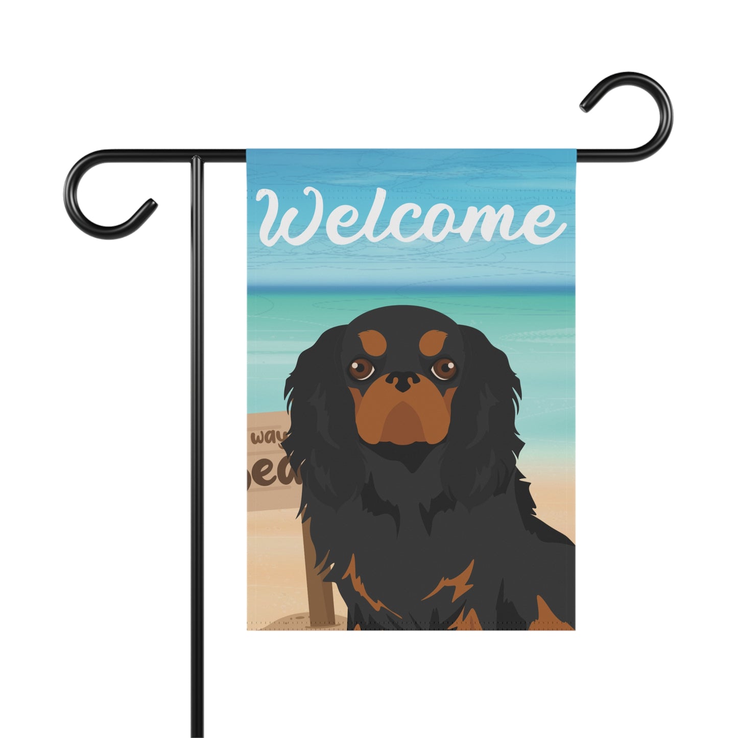 English Toy Dog Garden Flag