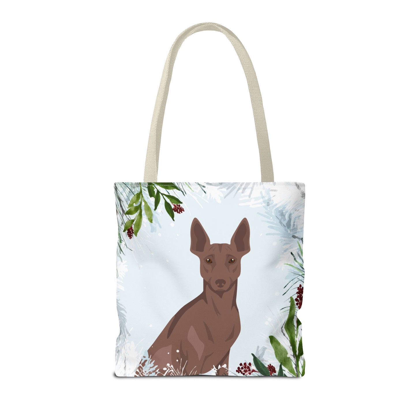 Peruvian Inca Orchid Dog Christmas Holiday Tote Bag 16x16