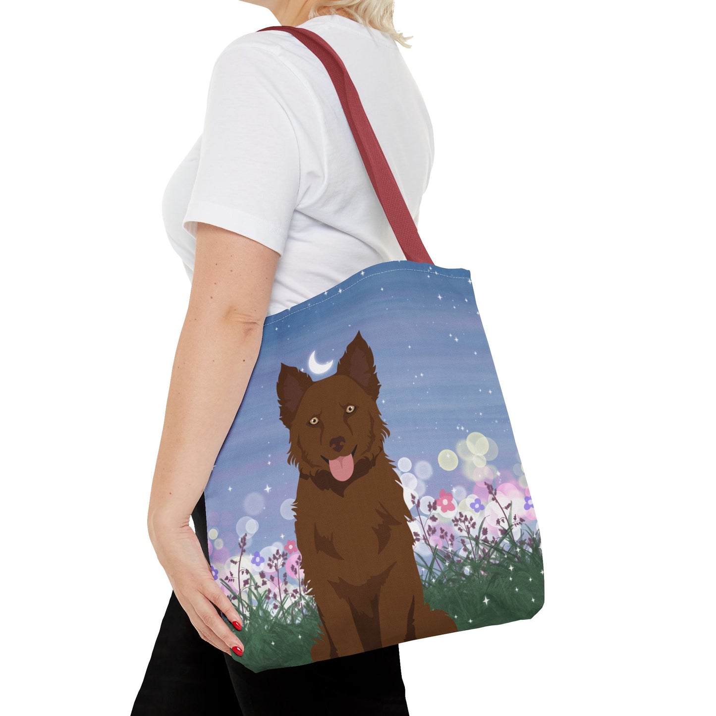 Mudi Dog Tote Bag 16x16