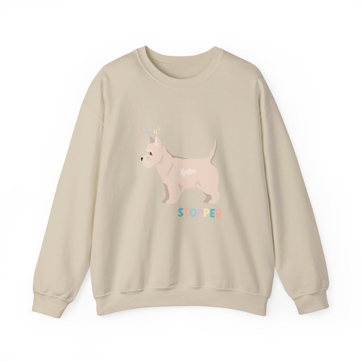 West Highland White Terrier Dog Unisex Heavy Blend Crewneck Sweatshirt