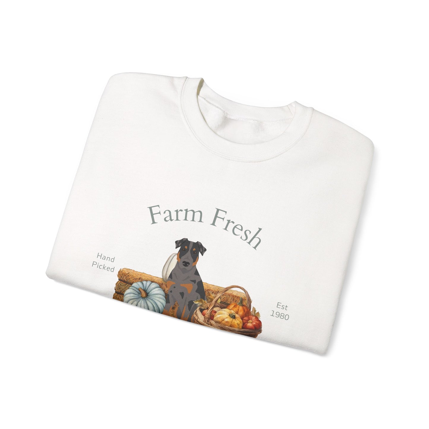 Beauaceron Dog Fall Farm Fresh Unisex Heavy Blend Crewneck Sweatshirt