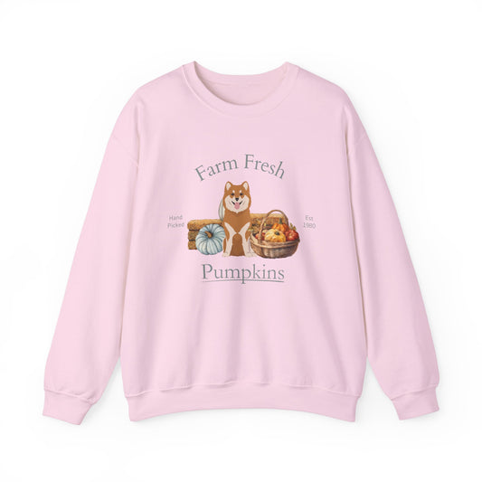 Finnish Lapphund Dog Fall Halloween Unisex Heavy Blend Crewneck Sweatshirt