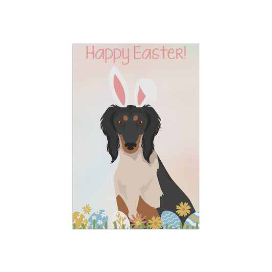 Saluki Dog Happy Easter Garden Flag
