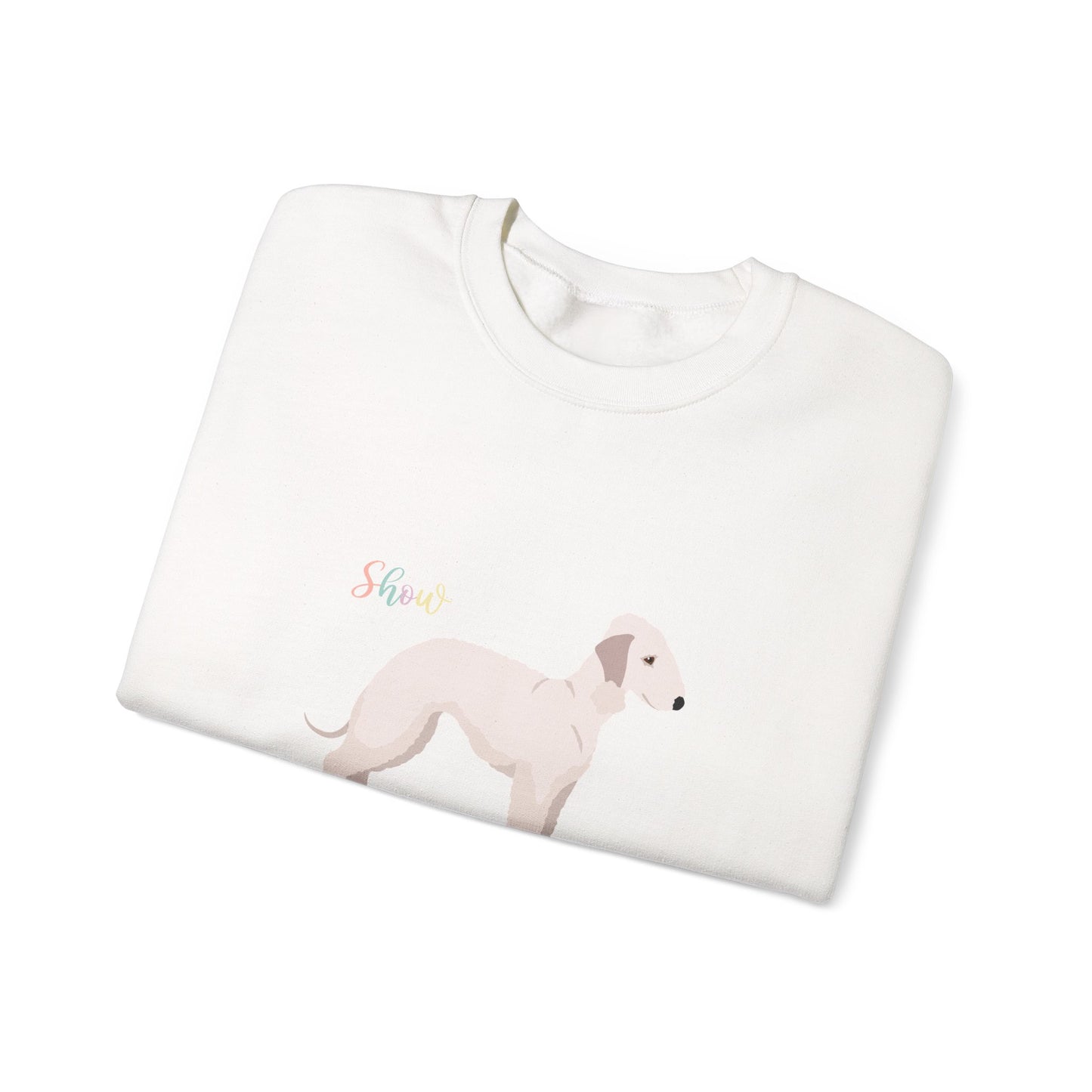 Bedlington Terrier Dog Unisex Heavy Blend Crewneck Sweatshirt