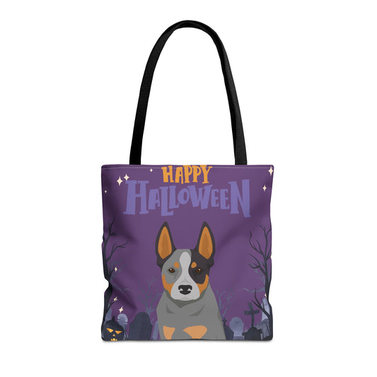 Australian Cattle Dog Dog Happy Halloween Tote Bag 16x16